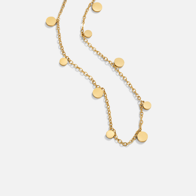 Marla Golden Disc Necklace