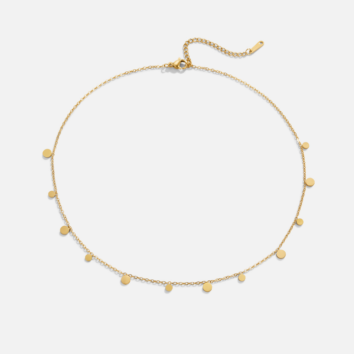 Marla Golden Disc Necklace