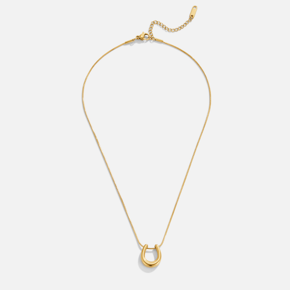 Arco Horseshoe Pendant Necklace