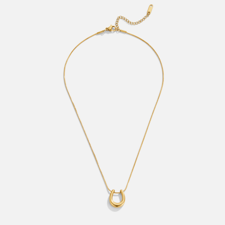 Arco Horseshoe Pendant Necklace