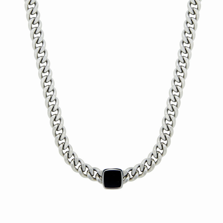Marcell Onyx Cuban Necklace