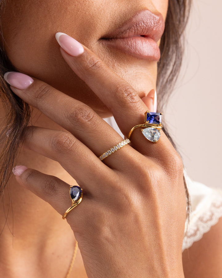 Lavinia Statement Birthstone Ring