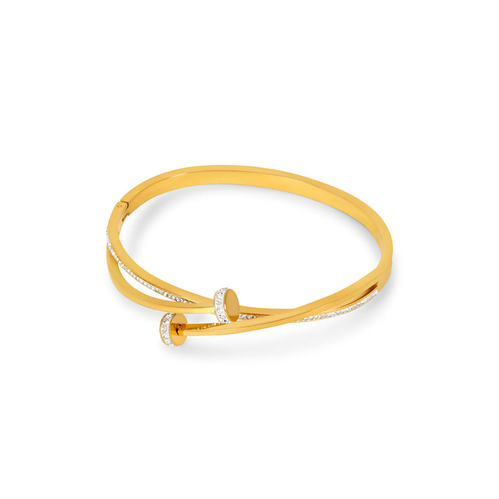Marcelline Twist Stone Bangle