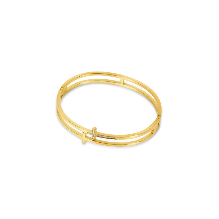 Seliora Crossline Bangle Bracelet
