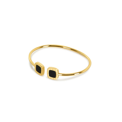 Seraphine Onyx Bangle