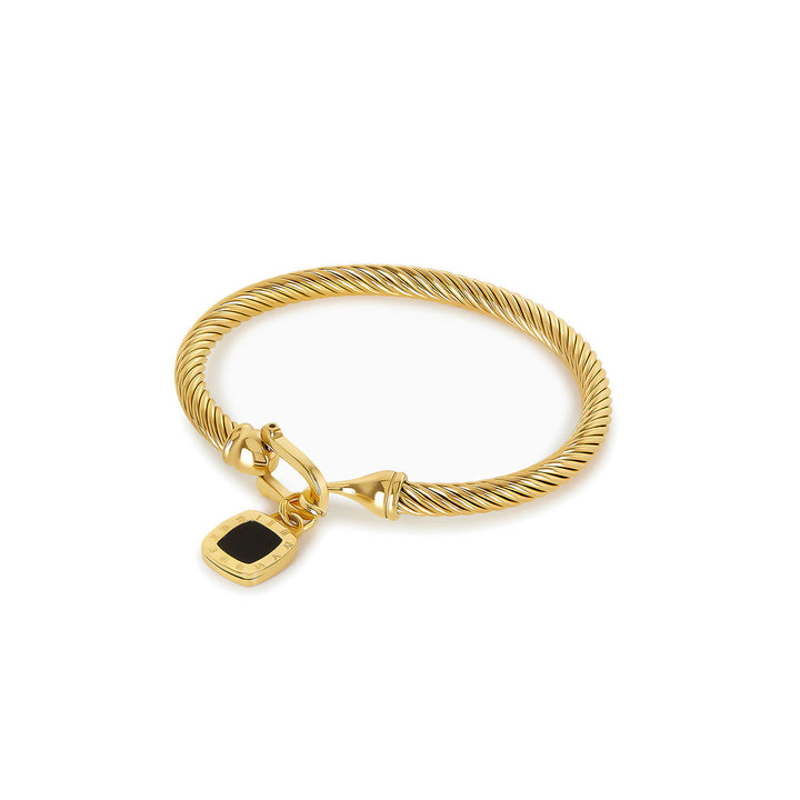 Elara Charm Cable Bangle