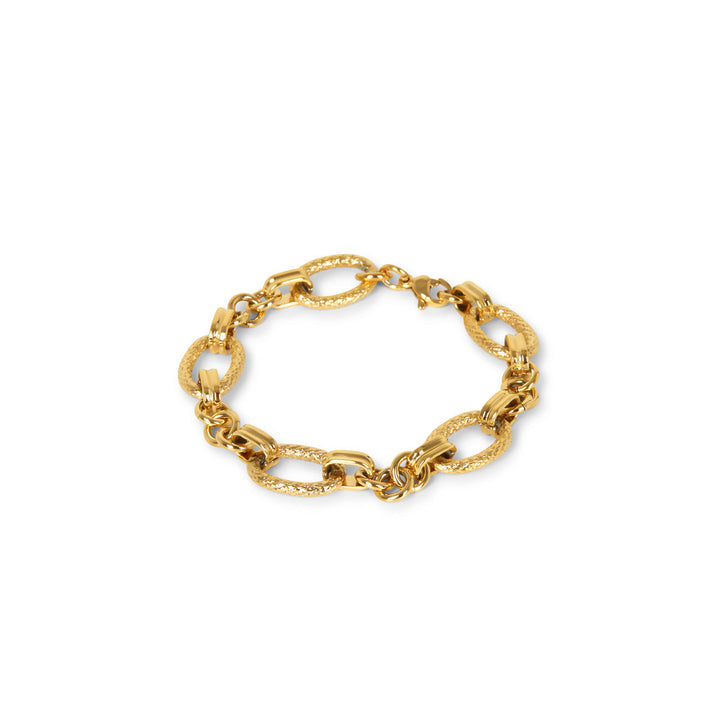 Marcelline Textured Link Bracelet