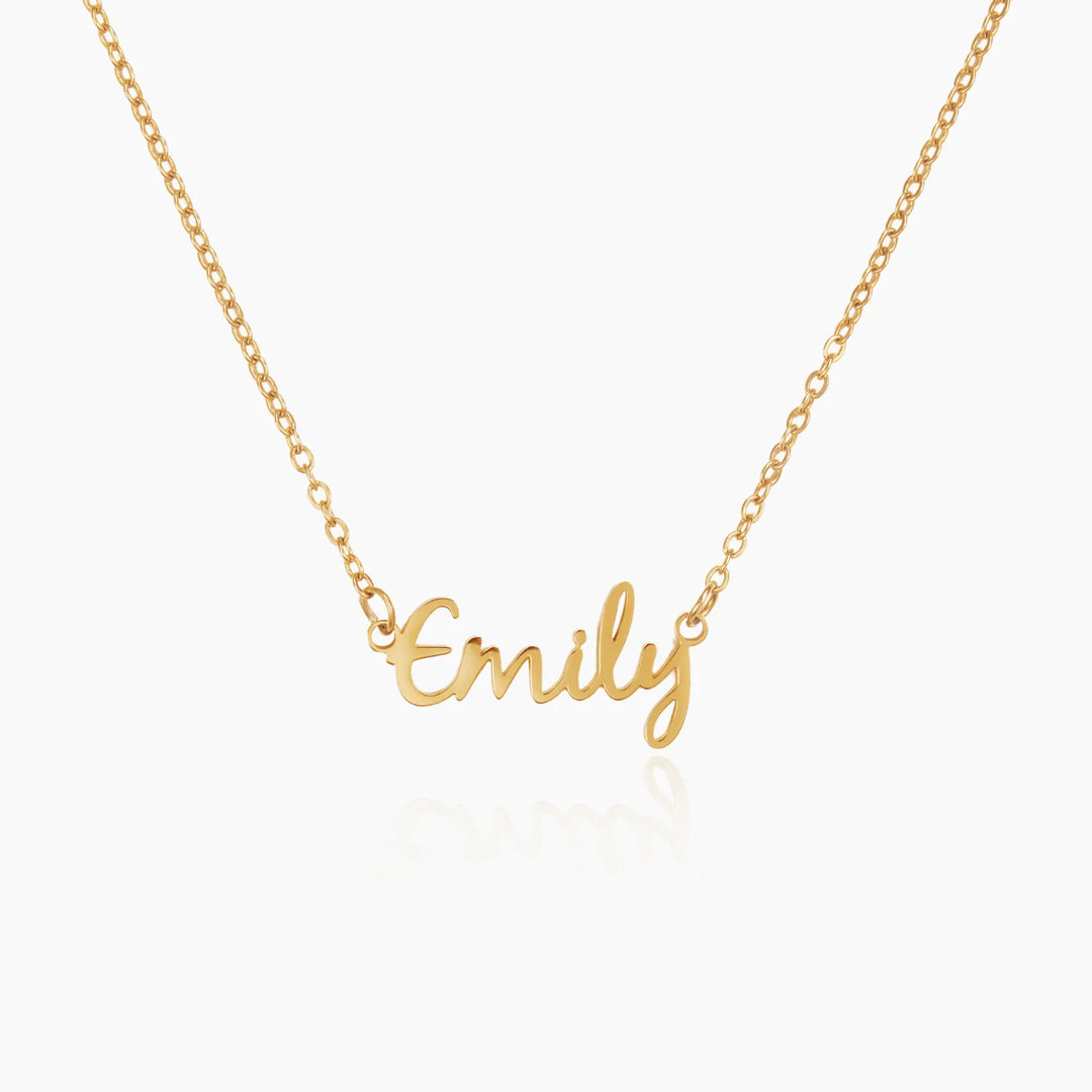 Philippa Script Name Necklace