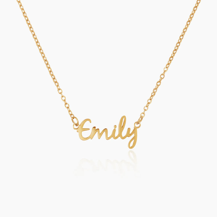 Philippa Script Name Necklace