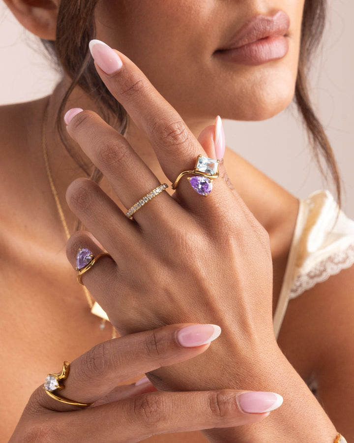 Lavinia Statement Birthstone Ring