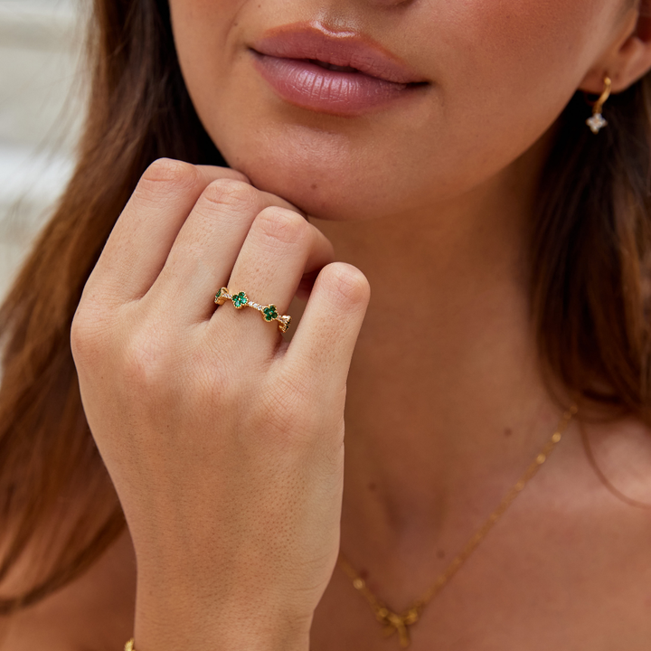 Maelia Cloverburst Ring