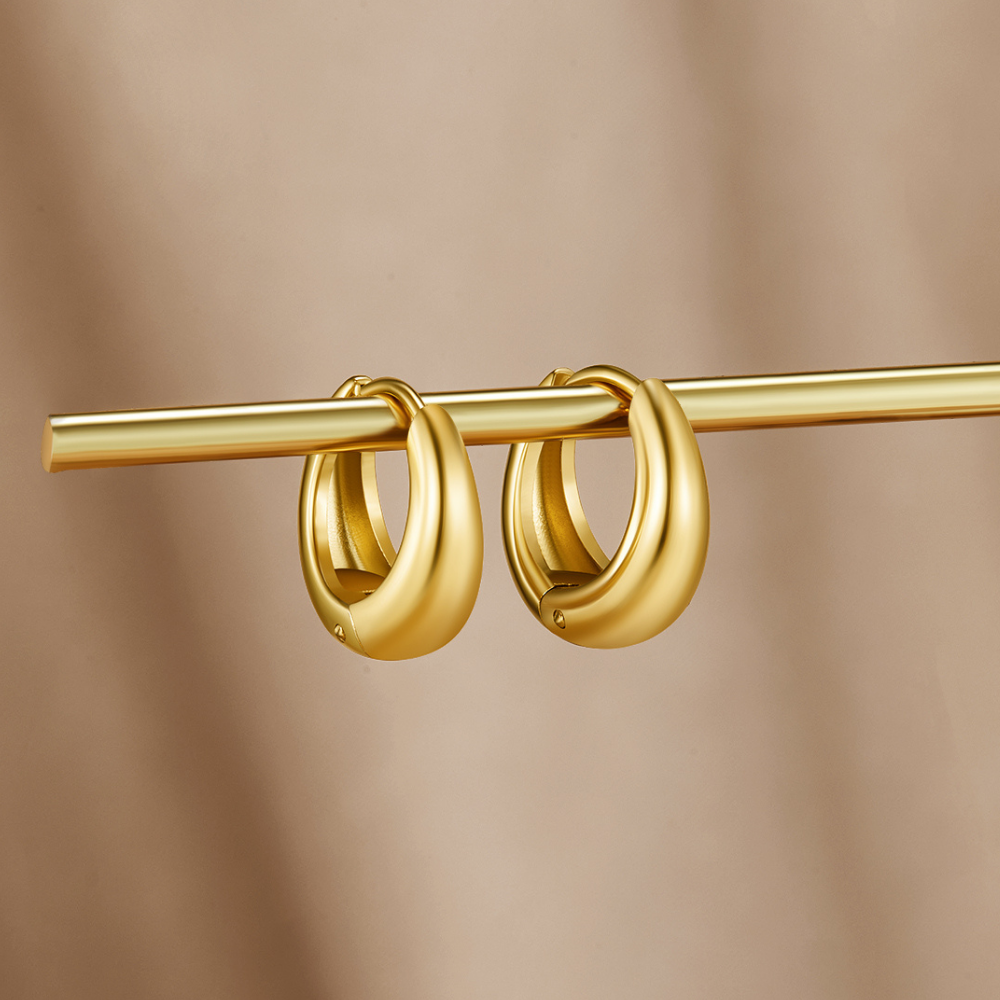 Audrey Bold Gold Hoops