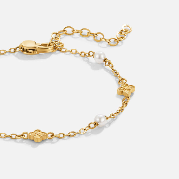 Camila Clover Pearl Bracelet