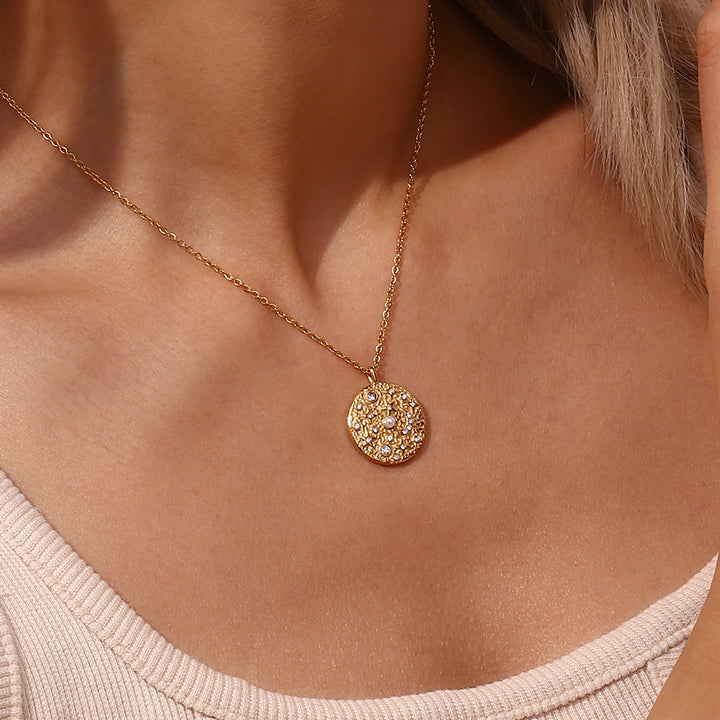 Selestia Cosmic Medallion Necklace