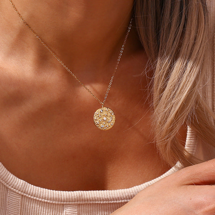 Selestia Cosmic Medallion Necklace