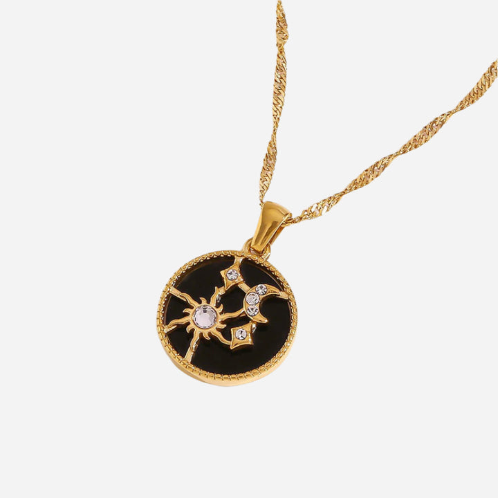Solenne Cosmic Medallion Necklace