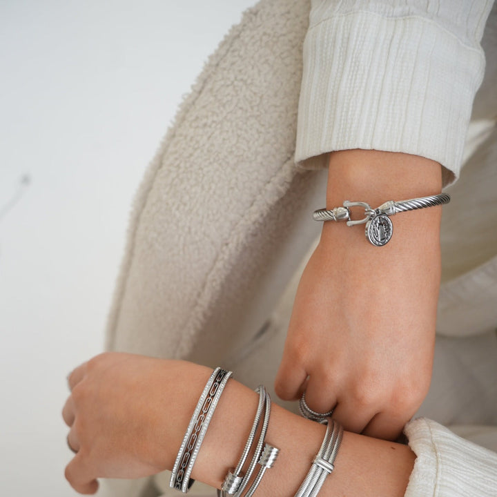 Mirena Twisted Charm Bracelet