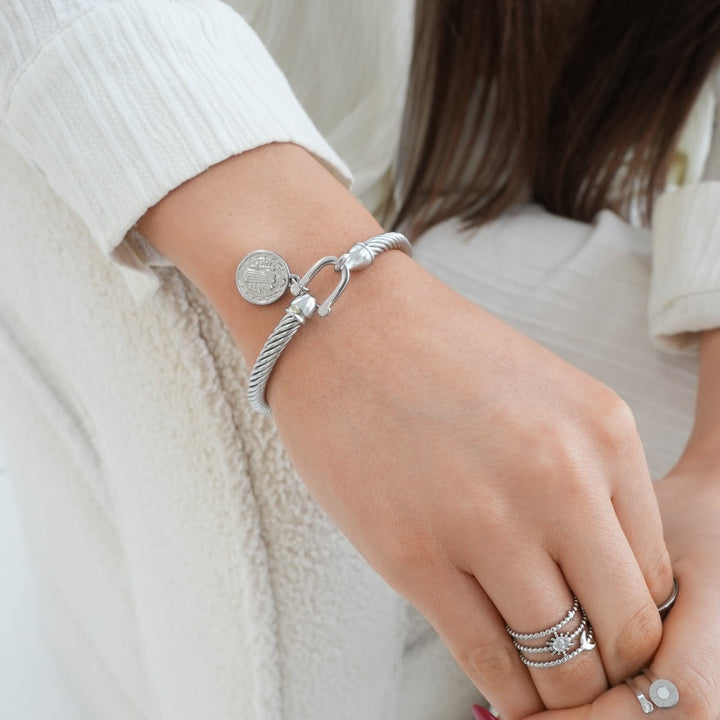Mirena Twisted Charm Bracelet