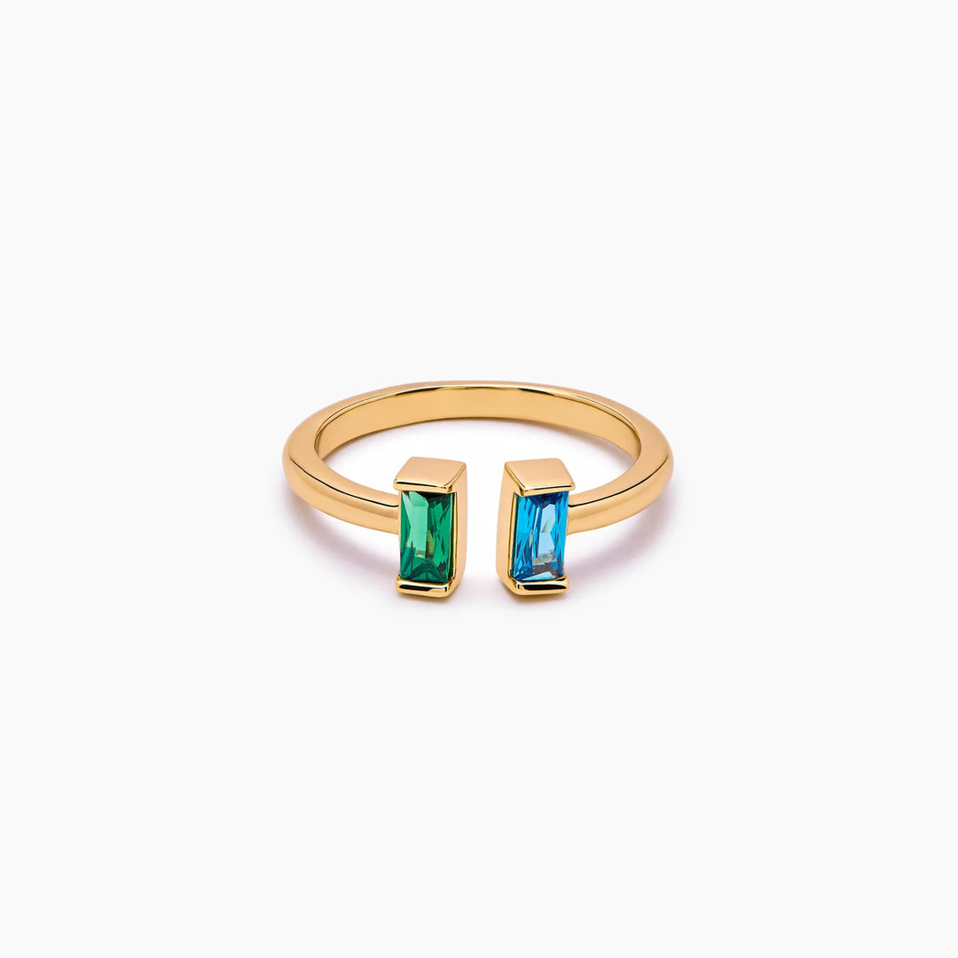 Briony Duo Baguette Ring
