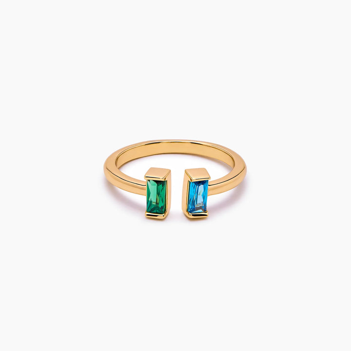 Briony Duo Baguette Ring