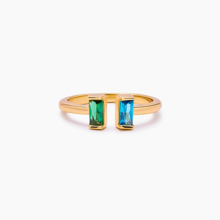 Briony Duo Baguette Ring