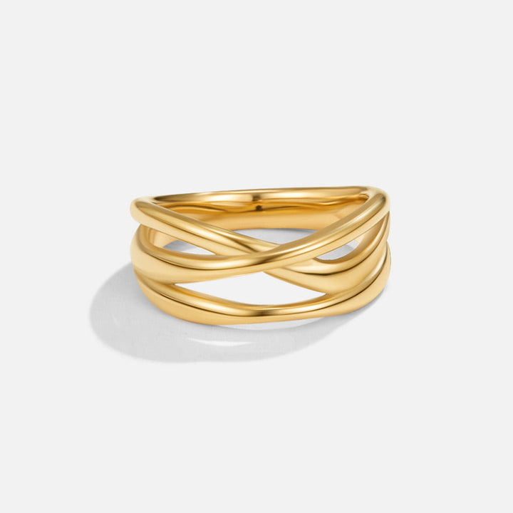 Sorelle Entwined Gold Ring