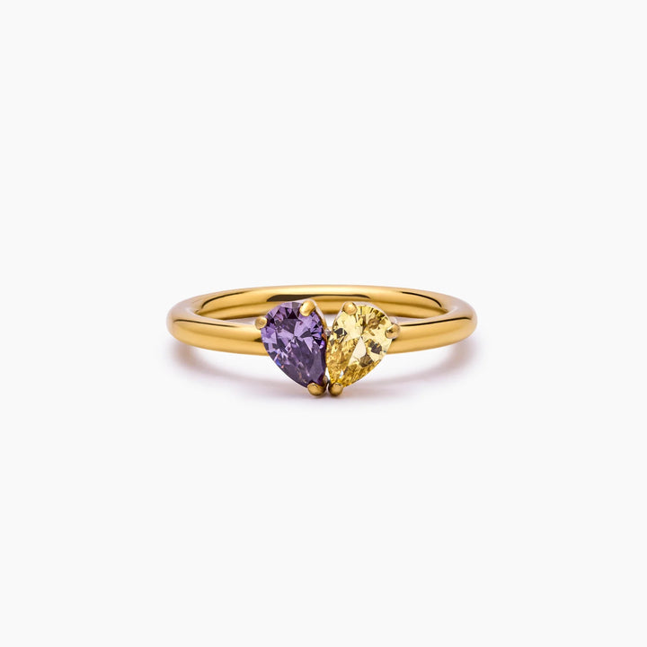 Florence Two Hearts Ring