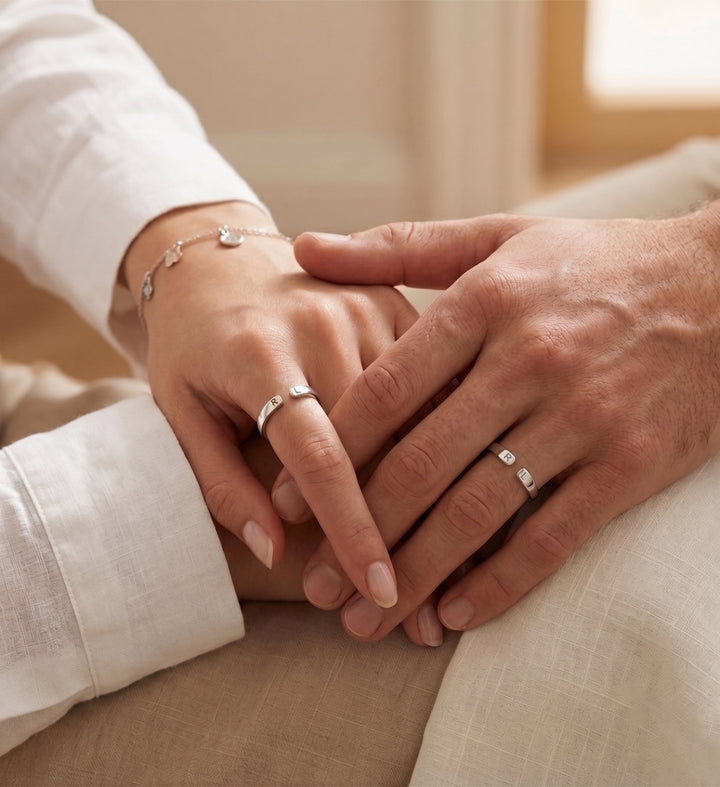 Felicity Two Initials Ring