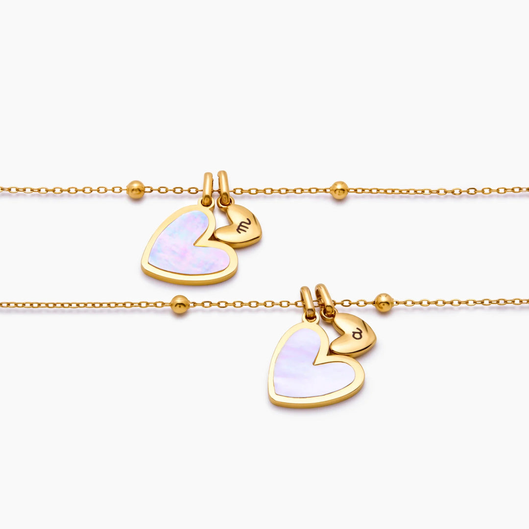 Harriet Initial Heart Necklace