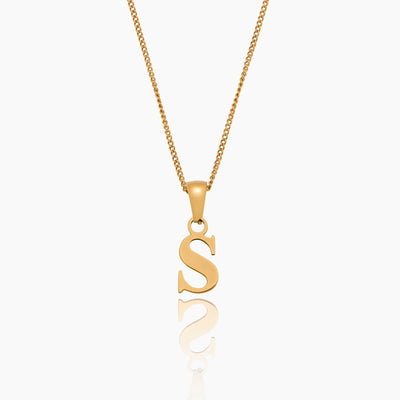 Cressida Initial Charm Necklace