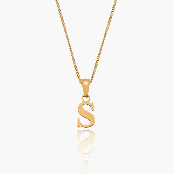 Cressida Initial Charm Necklace