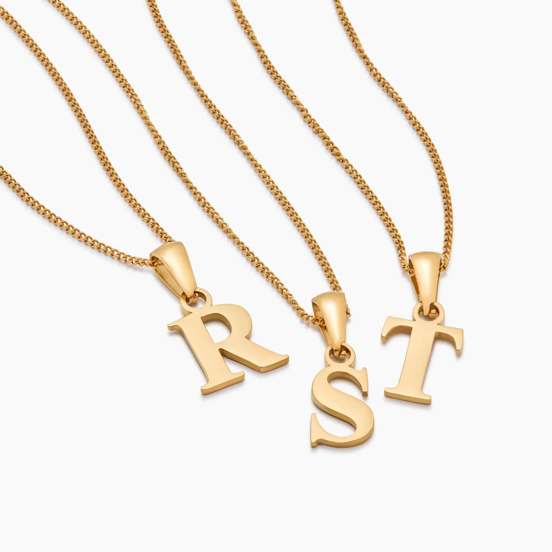 Cressida Initial Charm Necklace