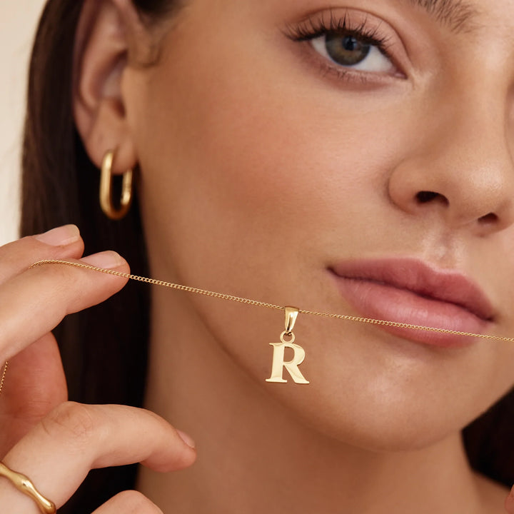 Cressida Initial Charm Necklace
