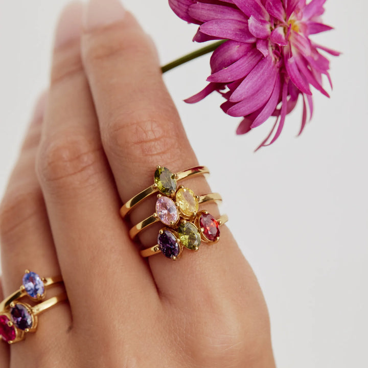 Thessaly Family Birthstone Ring
