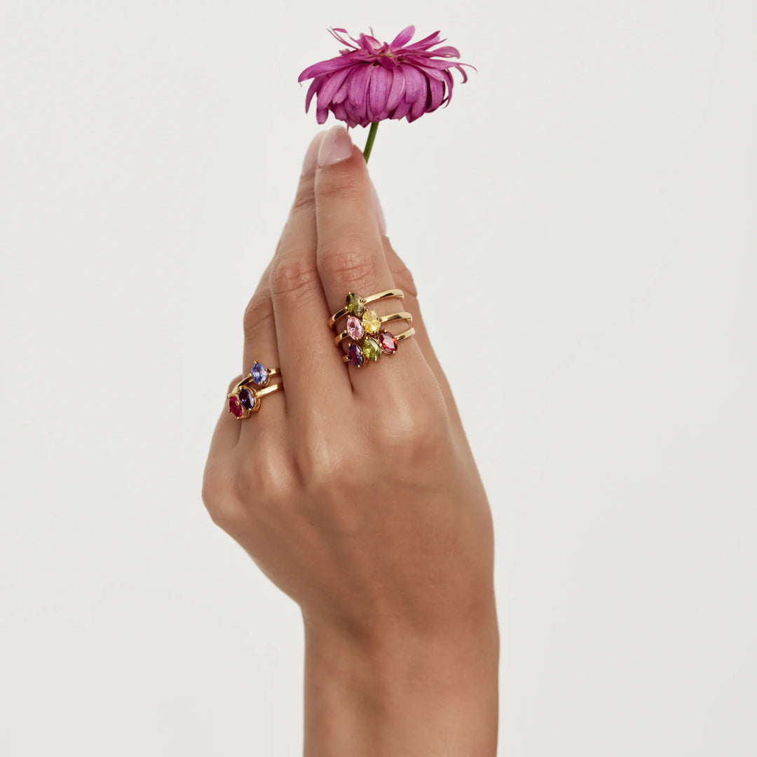 Thessaly Family Birthstone Ring