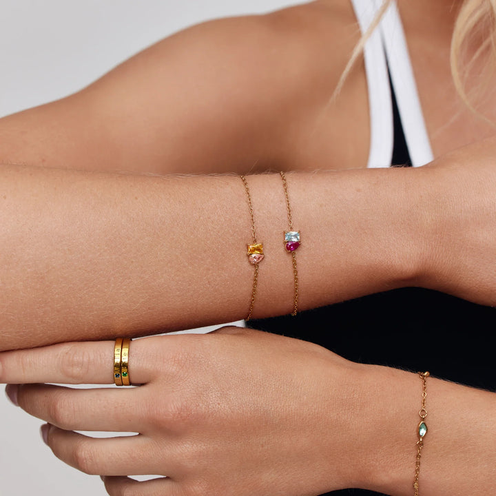 Constance Duo Birthstone Bracelet