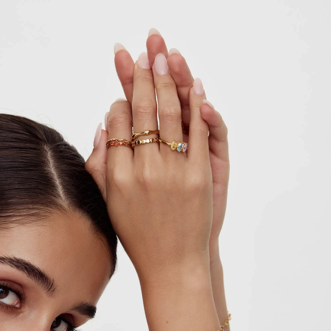 Thessaly Family Birthstone Ring
