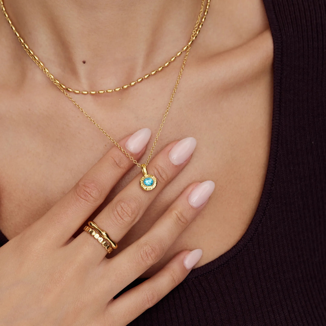 Marisol Birthstone Pendant Necklace