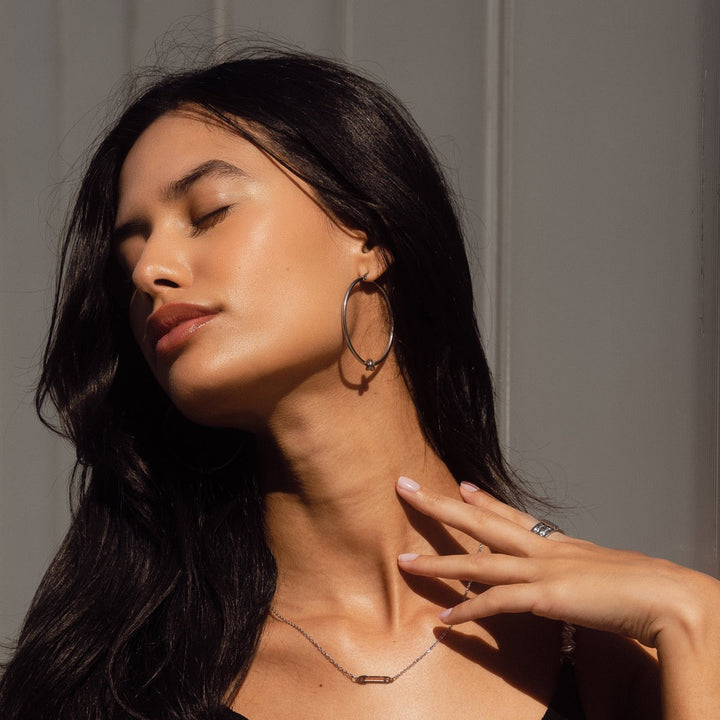 Elara Knotted Hoop Earrings