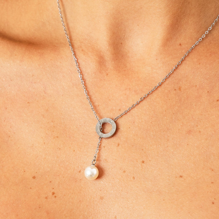 Mariel Drop Pearl Necklace