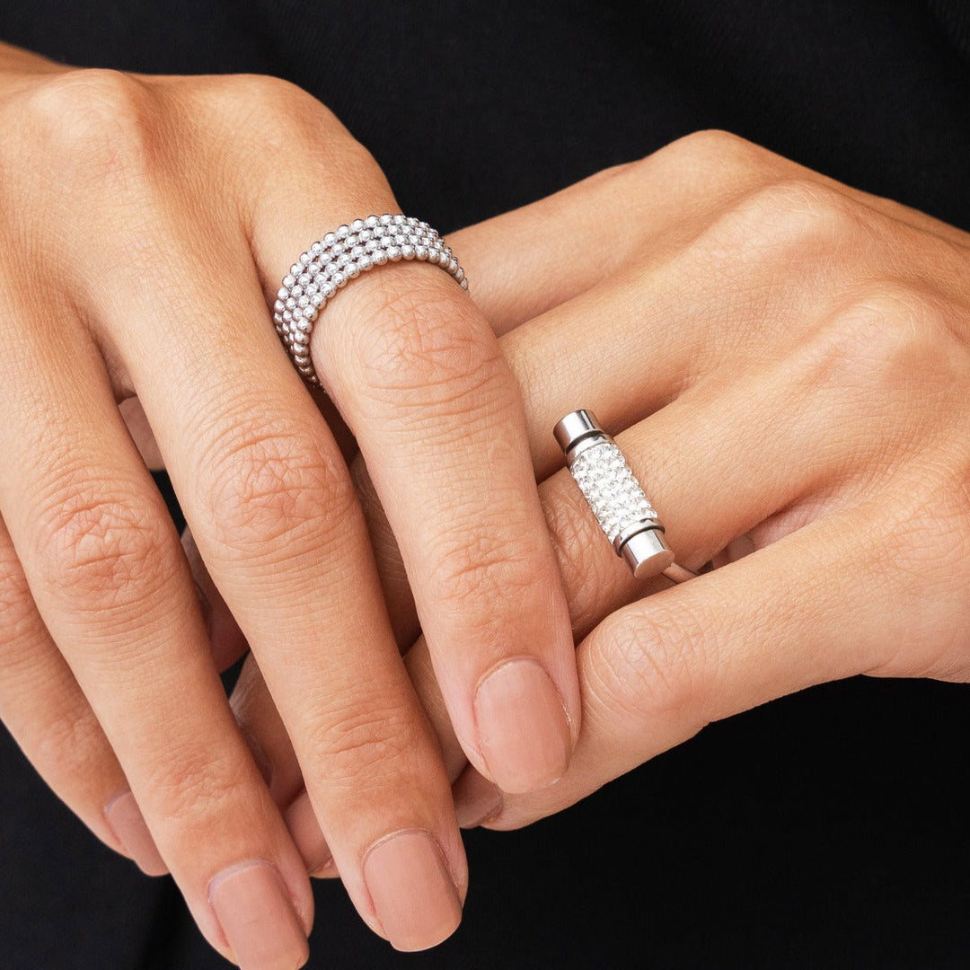 Cirena Crystal Fidget Ring