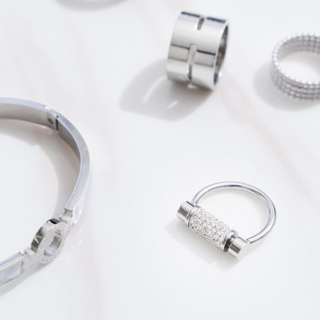 Cirena Crystal Fidget Ring