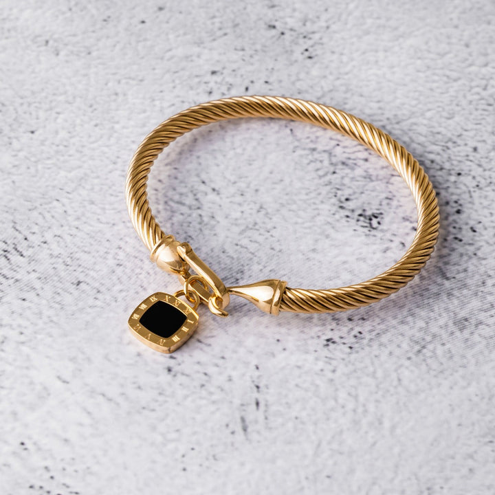 Elara Charm Cable Bangle