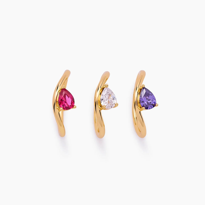 Marguerite Promise Birthstone Ring