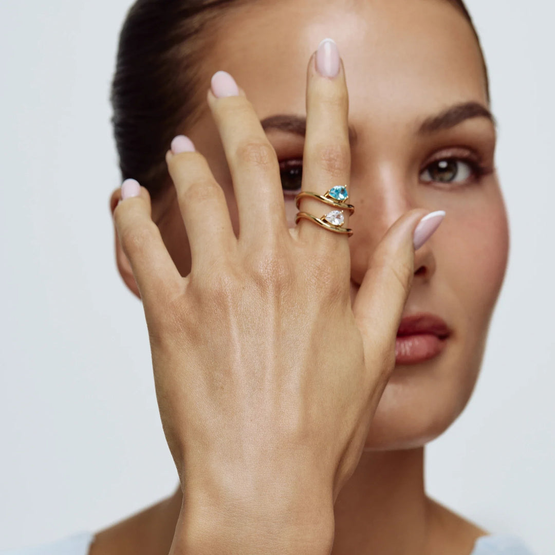 Marguerite Promise Birthstone Ring