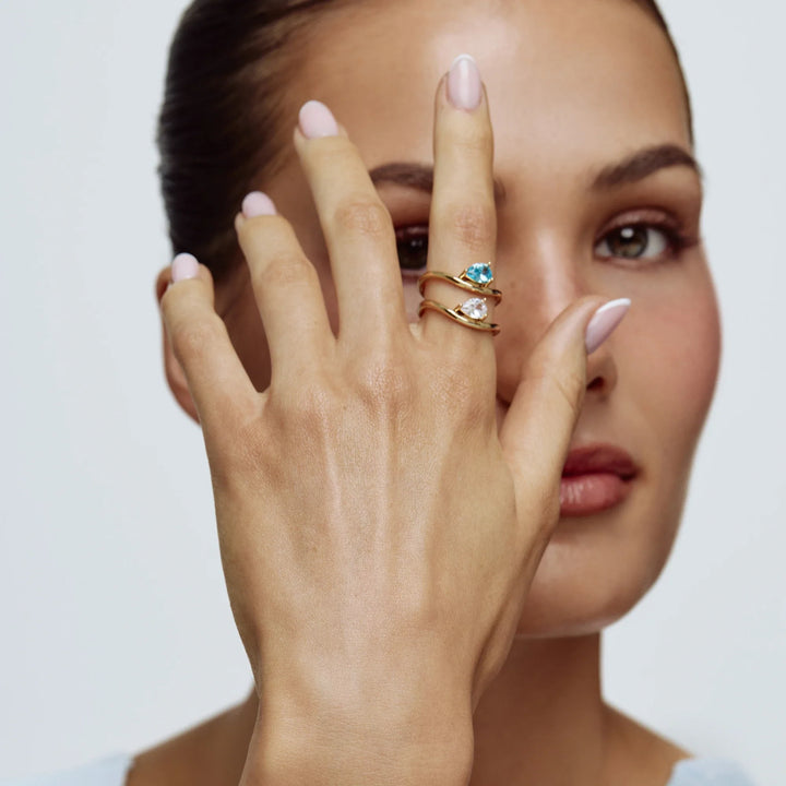 Marguerite Promise Birthstone Ring