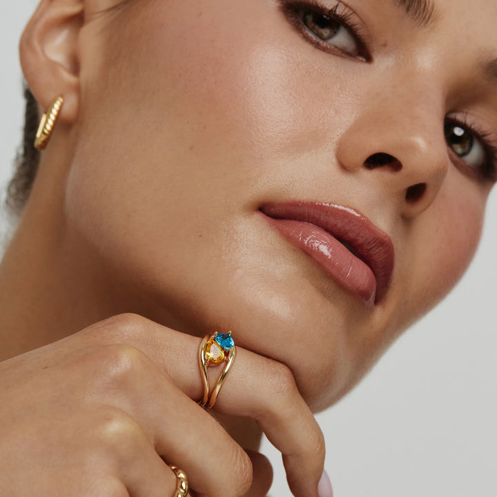 Marguerite Promise Birthstone Ring