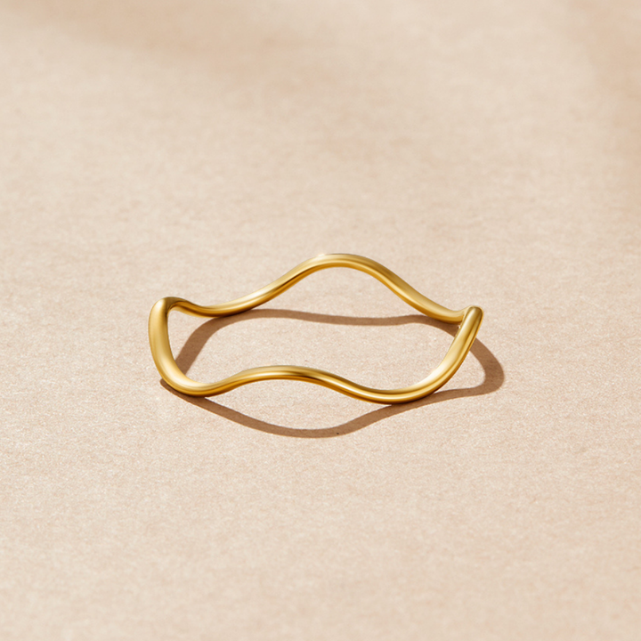 Solara Fluid Wave Ring