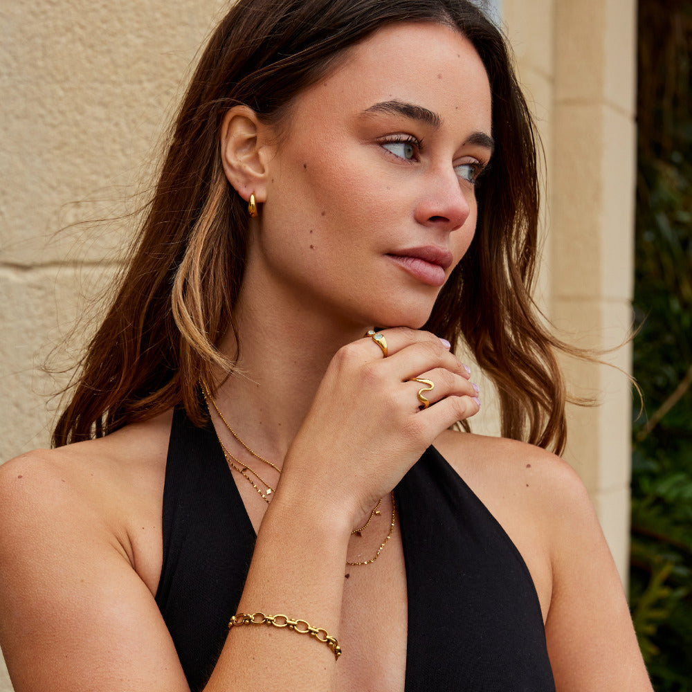 Aurelia Aquamarine Wrap Ring