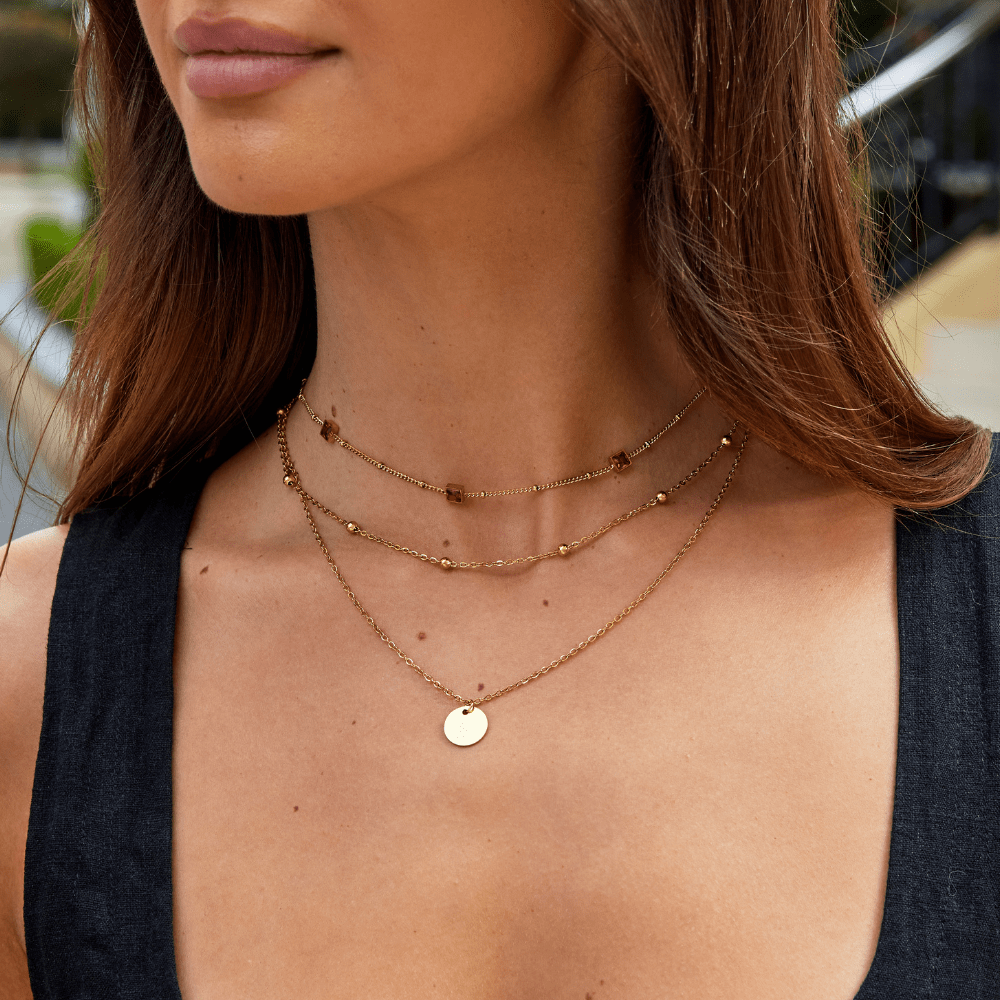Alberta Ruby Crystal Necklace